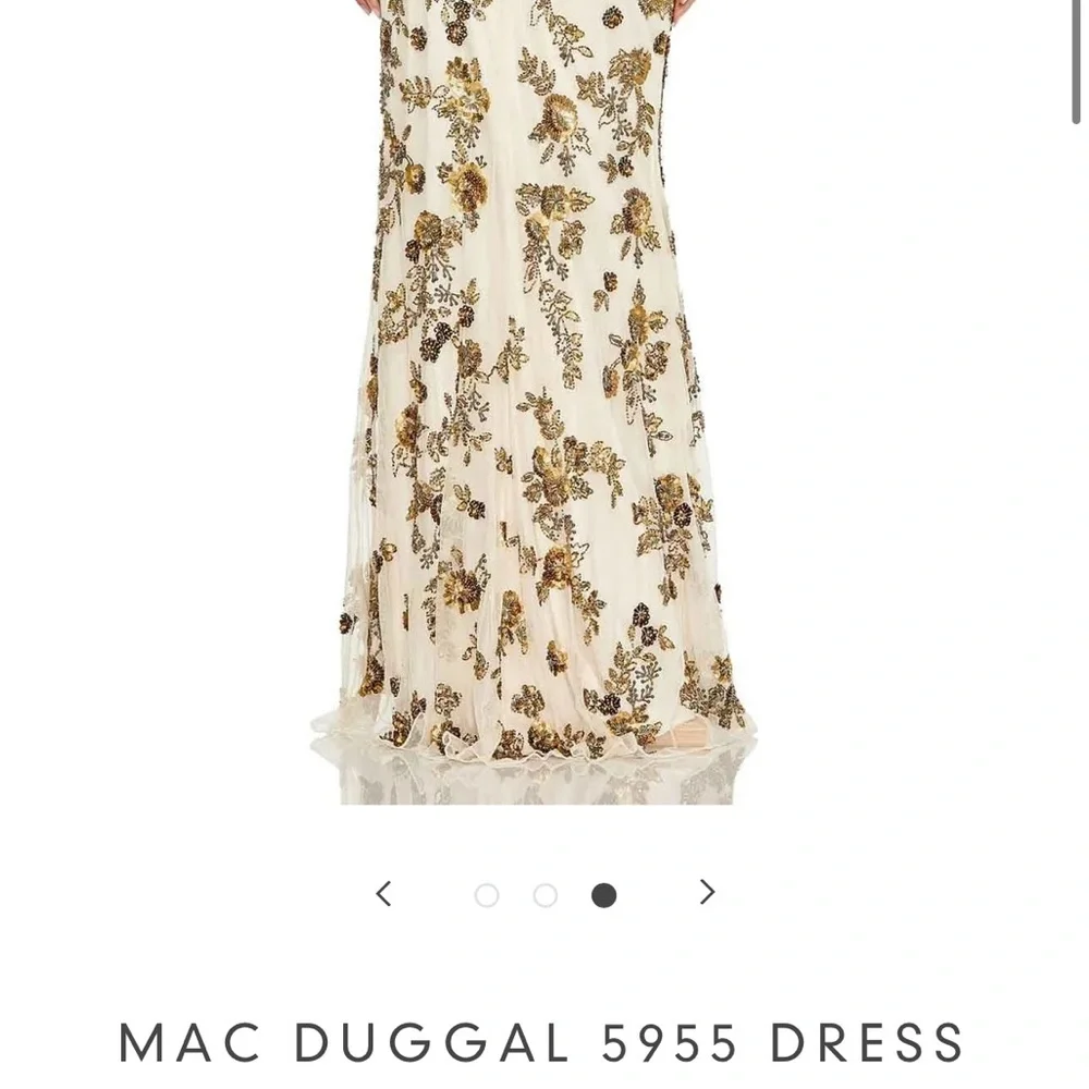 Mac Duggal Fall 2023 gown #5955 Geat condition! Size 8 - Picture 4 of 15